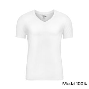 Alternative view of Sét 2 áo lót nam 100% cotton kháng khuẩn mẫu cổ tim size LL